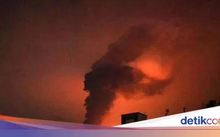 Israel Serang Depot Minyak Iran di Teheran, Kebakaran Hebat Melanda