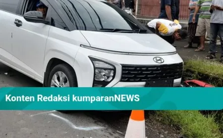 Kecelakaan 4 Kendaraan di Kudus: Pemotor Tewas di Lokasi