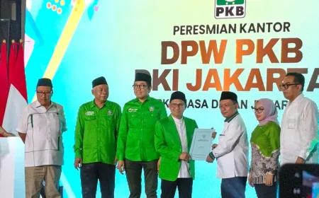 Resmikan Markas DPW PKB DKI, Cak Imin Dorong Kader Tingkatkan Produktivitas Partai