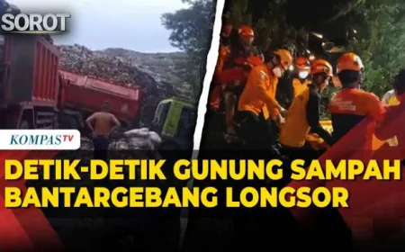 Longsor Gunung Sampah Bantargebang: 4 Orang Meninggal, Evakuasi Berlanjut