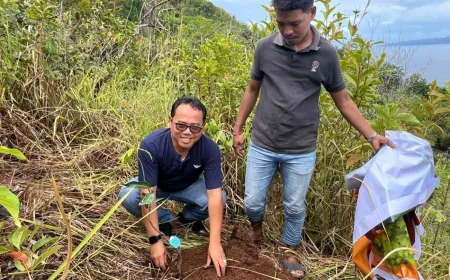 Umat Hindu di Ambon Gelar Aksi Sosial dan Penanaman Pohon Sambut Nyepi 1948 Saka