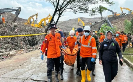 Korban Longsor TPST Bantargebang Bertambah, Total 5 Orang Tewas
