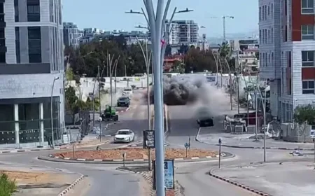 Rudal Iran dengan Bom Tandan Hantam Israel Tengah, 1 Tewas dan 2 Luka Parah