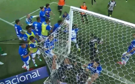 Tawuran Hebat di Laga Cruzeiro vs Atletico Mineiro, 23 Kartu Merah Dikeluarkan Wasit!