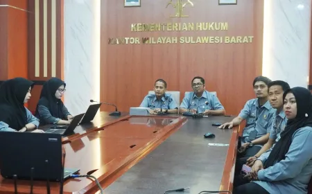 Kemenkum Sulbar Sinkronkan Mekanisme Penerbitan SKT Partai Politik Baru untuk Perkuat Koordinasi