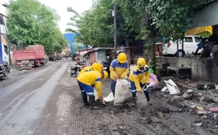 Pelindo Mitigasi Banjir Rob di Kalimas Surabaya dengan Rumah Pompa Canggih