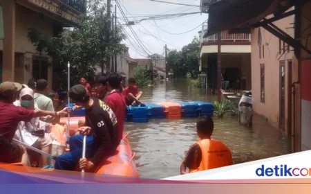 Banjir di Periuk Kota Tangerang Berangsur Surut, Tinggi Air Turun Drastis