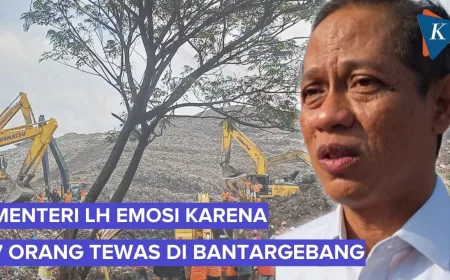 Menteri LH Tegaskan Longsor Sampah Bantargebang Harus Diproses Hukum