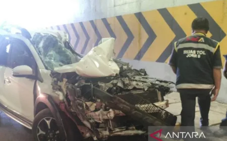 Kecelakaan Beruntun di Tol JORR Jakarta Timur Libatkan 7 Kendaraan