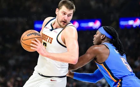 Luguentz Dort Minta Maaf ke Nikola Jokic Usai Insiden di Pertandingan Thunder vs Nuggets