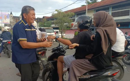 Keluarga Besar Partai NasDem Papua Berbagi Takjil dan Gelar Bukber Dengan 200 Anak Santri