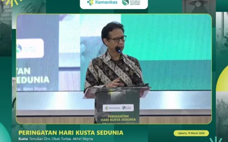 Menkes Gencarkan Skrining dan Surveilans Kusta untuk Eliminasi Penyakit