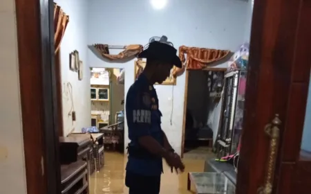 BPBD Bandarlampung Kerahkan Satgas Gabungan Tanggap Dampak Hujan Lebat