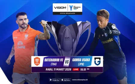 Link Live Streaming Ratchaburi FC vs Gamba Osaka Leg II Perempatfinal AFC Champions League 2025-2026