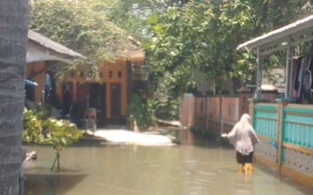 Banjir di Serang Mulai Surut, Warga Diminta Tetap Waspada Hujan Lebat