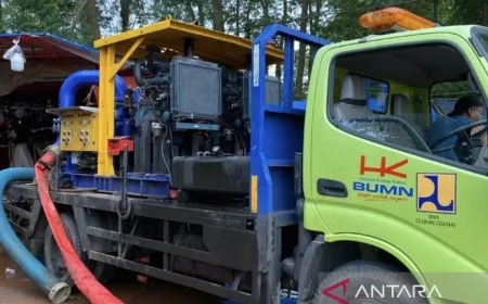 DPUPR Tangerang Siagakan Pompa Portabel Antisipasi Banjir di Pemukiman