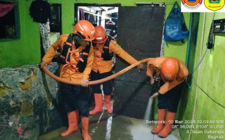 Banjir di Kabupaten Bogor Akibat Luapan Sungai Ciherang, 15 Rumah Terdampak