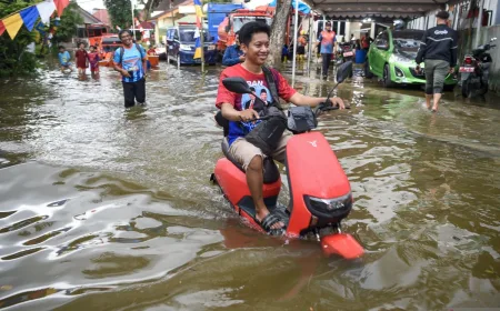 Motor Listrik dan Risiko Menerjang Banjir: Amankah untuk Pengendara?