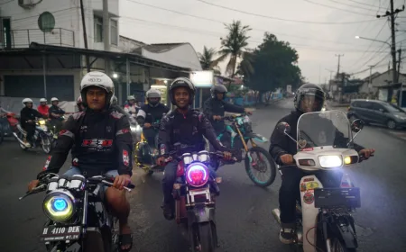 Moride Lampung Kumpulkan 130 Bikers dari Berbagai Komunitas Motor