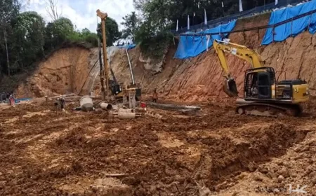 Penanganan Longsor Jalur Mudik Tarutung-Sibolga Dikebut Tuntas Sebelum Lebaran