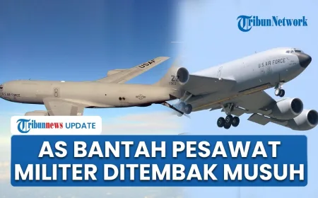 Pesawat Militer AS Dikabarkan Jatuh di Irak, CENTCOM Tegaskan Bukan Ditembak