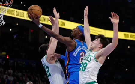 Shai Gilgeous-Alexander Pecahkan Rekor Wilt Chamberlain di Kemenangan Thunder atas Celtics