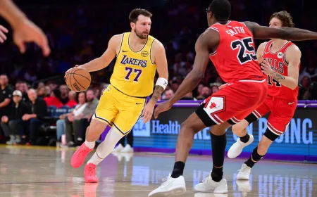 Luka Doncic Cetak 51 Poin Bawa Lakers Kalahkan Bulls 142-130