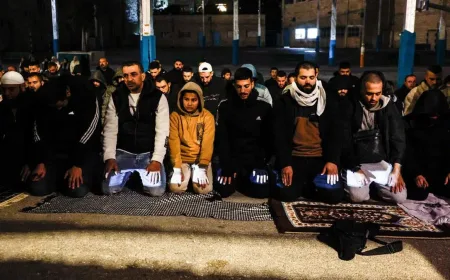 Salat di Jalanan Yerusalem: Umat Muslim Tanggapi Penutupan Masjid Al-Aqsa