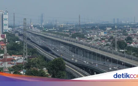 Kecelakaan Beruntun di Tol Layang MBZ Arah Cikampek, Lalu Lintas Padat