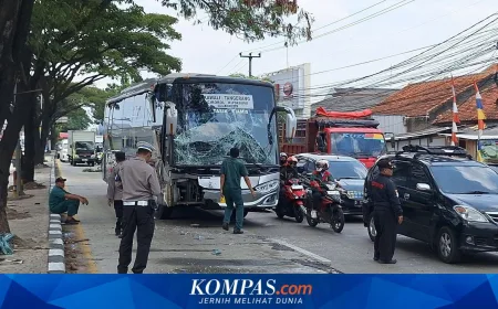 Kecelakaan Beruntun 4 Kendaraan Terjadi di Jalur Garut-Bandung Akibat Rem Mendadak