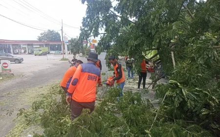 BPBD OKU Dirikan Posko Siaga di Jalur Mudik Rawan Longsor Sambut Ramadhan