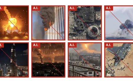 Gelombang Besar Video Palsu A.I. Tentang Perang Iran Sebarkan Kekacauan Online