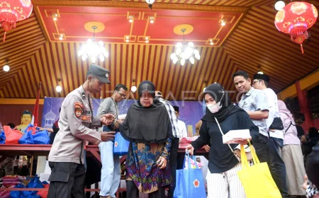 Bakti Sosial Warga Tionghoa Samarinda Bagikan 9.000 Paket Sembako Jelang Idul Fitri