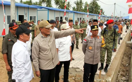 Menko Polkam Resmikan Hunian Tetap untuk Korban Banjir Aceh Sebanyak 104 Unit
