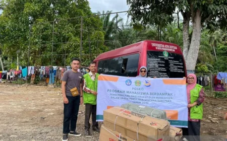 Universitas Aufa Royhan Bantu 165 Warga Terdampak Longsor di Desa Tandihat