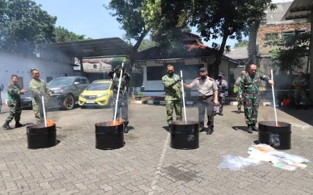 Pemusnahan Barang Bukti Otmilti II Jakarta Tegaskan Penegakan Hukum Transparan dan Akuntabel