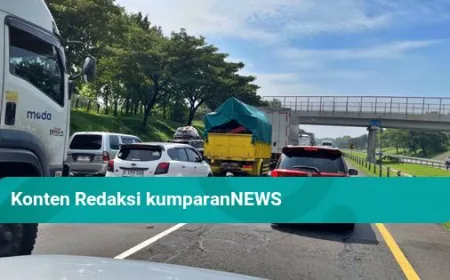 Macet Parah di Tol Cipali KM 144 saat Arus Mudik, 2 Kecelakaan Terjadi