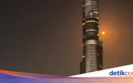 Turis Inggris Ditahan di Dubai Usai Rekam Rudal Iran Lintasi Kota