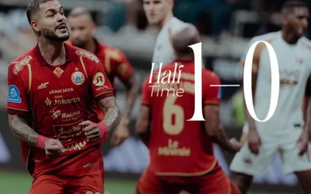 Hasil Persija Jakarta vs Dewa United Babak Pertama: Gol Maxwell Souza Bawa Macan Kemayoran Unggul 1-0