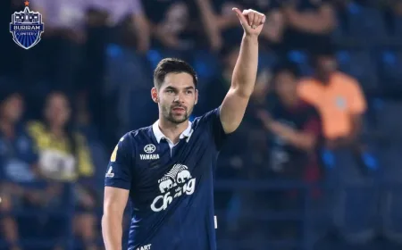 Sandy Walsh Cetak Gol, Buriram United Menang Telak 5-0 atas Chonburi FC