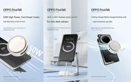 OPPO Find N6 Siapkan Aksesoris Magnetik Magnetic Turbo 50W Terbaru