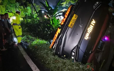 Kecelakaan Bus Al Hijrah di Lahat, Hindari Macet Lintas Timur Sumatera