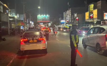 Ditlantas Polda Sulteng Perketat Pengawasan di Titik Rawan Kecelakaan Palu 2026