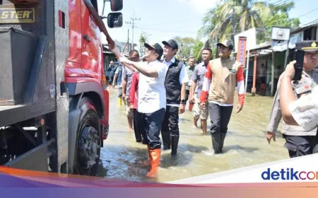 Jalur Alternatif Hindari Banjir di Karanggeneng Lamongan untuk Kendaraan Kecil
