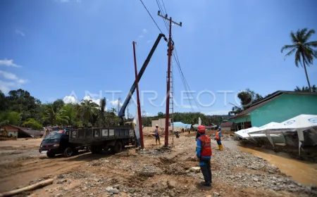 Pemulihan Listrik di Tukka Usai Banjir Susulan: Upaya PLN Pulihkan Sumut