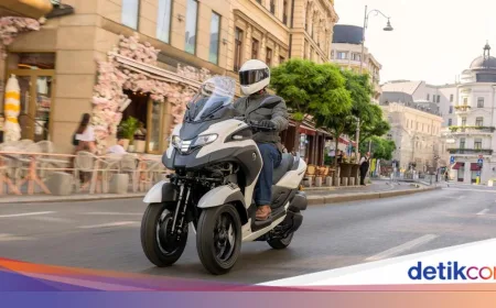 Yamaha Tricity 300 2026: Skutik Roda Tiga dengan Airbag Pertama dan Teknologi Canggih
