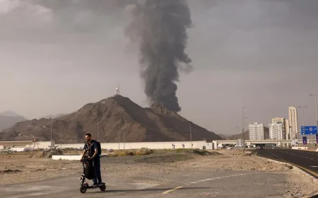 Serangan Drone Hantam Ladang Minyak Utama Abu Dhabi, UEA Terbakar