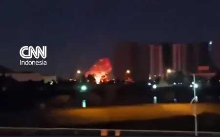 Serangan Drone Hujani Baghdad dan Serang Kedutaan AS, Picu Kebakaran Besar