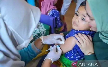 Imunisasi Kejar di Madiun Gencar Cegah Penyakit Campak Tahun 2026