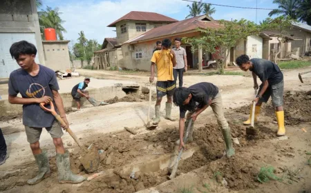 BNPP Percepat Pembersihan Sisa Banjir Bandang Aceh Tamiang Jelang Idulfitri